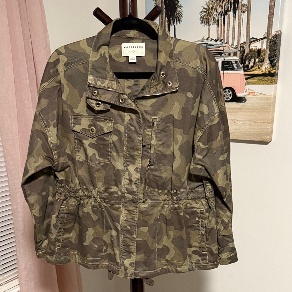 Marrakech  Camo Utility Jacket - Women